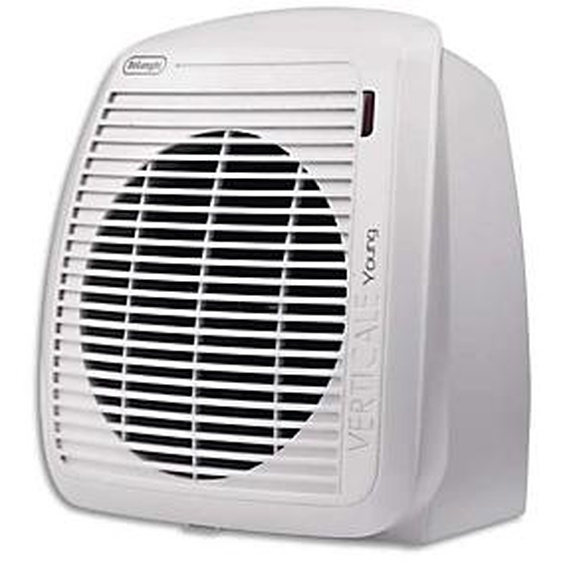 DELONGHI Radiateur soufflant 2000W, thermostat ajustable - Dimensions : L23,8 x H25,4 x P17,7 cm Blanc
