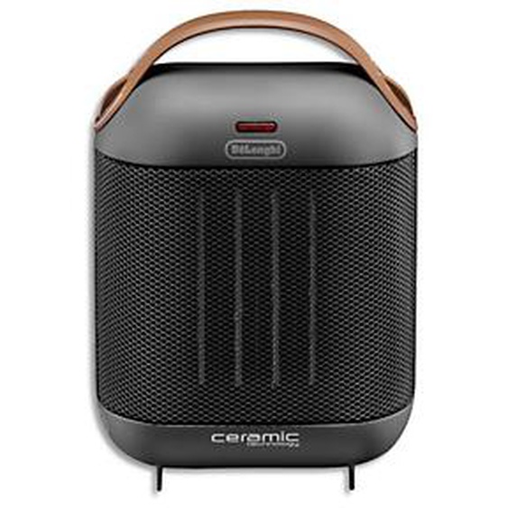 DELONGHI Radiateur soufflant HFX 30C18.AG Gris Asphalte 1800W technologie céramique L19,2 x H27 x P13,7cm