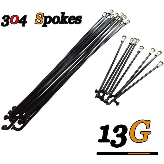 DELT Rayons et continents de vélo électrique en acier inoxydable, accessoires de subventions pour vélos électriques, 13G, 122, 124, 139, 178, 181, 228, 230, 248, 250mm, 5 pièces