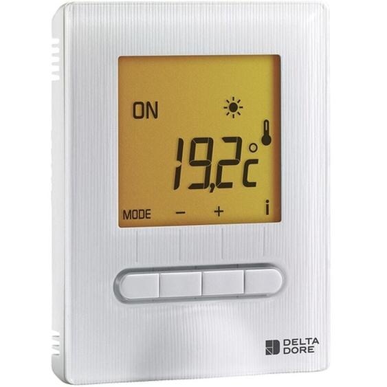Delta Dore - Thermostat dambiance filaire semi-encastré à associer à Calybox 230 Minor 12 6151055