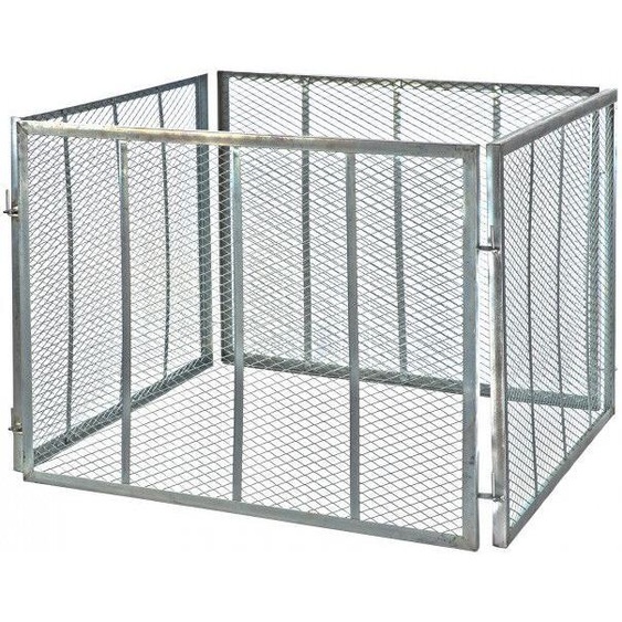 Dema Bac à compost en métal galvanisé 107 x 107 x 81 cm