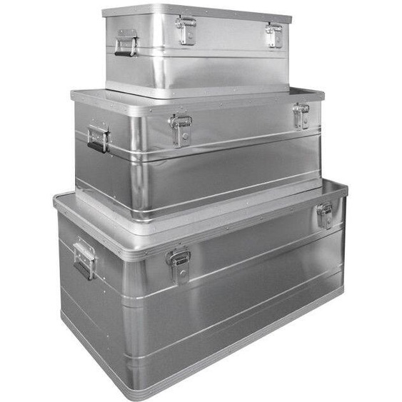 Dema Ensemble 3 cantines  ALU - Coffres de chantier 45/90/140 litres