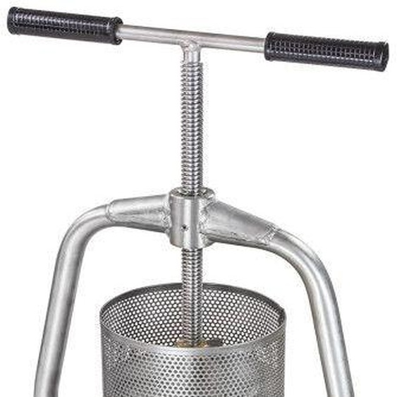 Dema Pressoir à fruits - presse à fruits V20 - entièrement en inox - 10 l