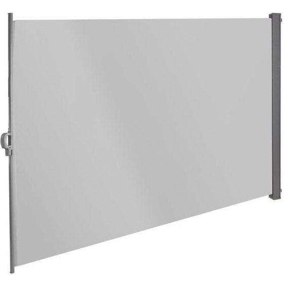 Dema Store latéral 160 x 300 cm - Gris / Brise-vue rétractable