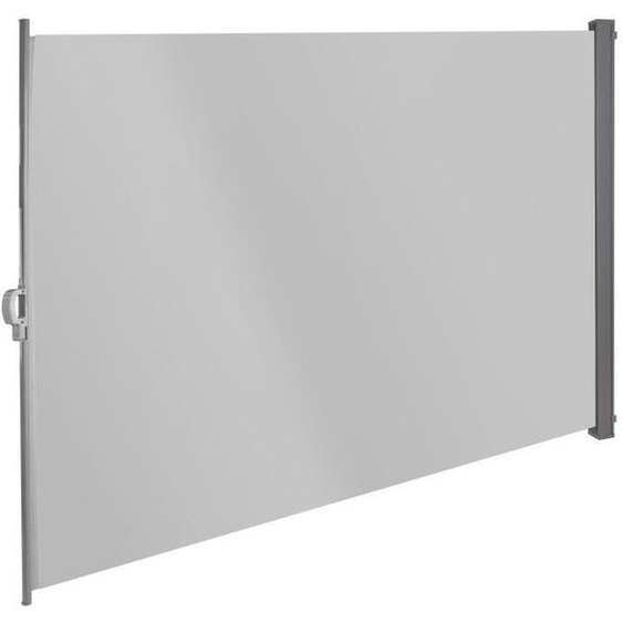 Dema Store latéral 180 x 300 cm - Gris / Brise-vue rétractable