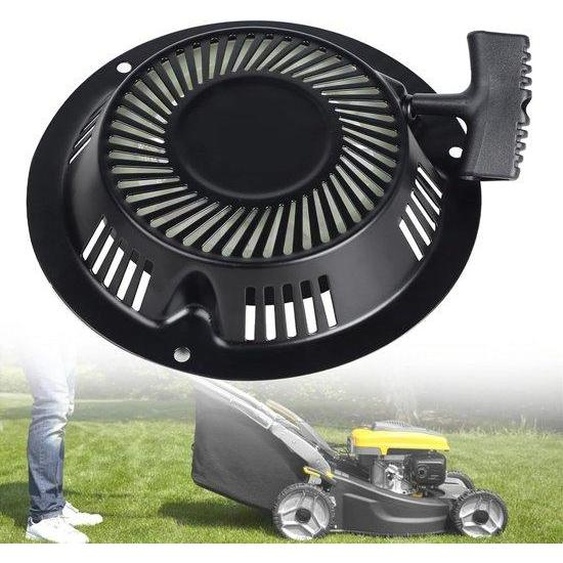 Démarreur par recul – Pour tondeuses Hecht, tondeuses de jardin, largeur de coupe 40 cm, noir, acier