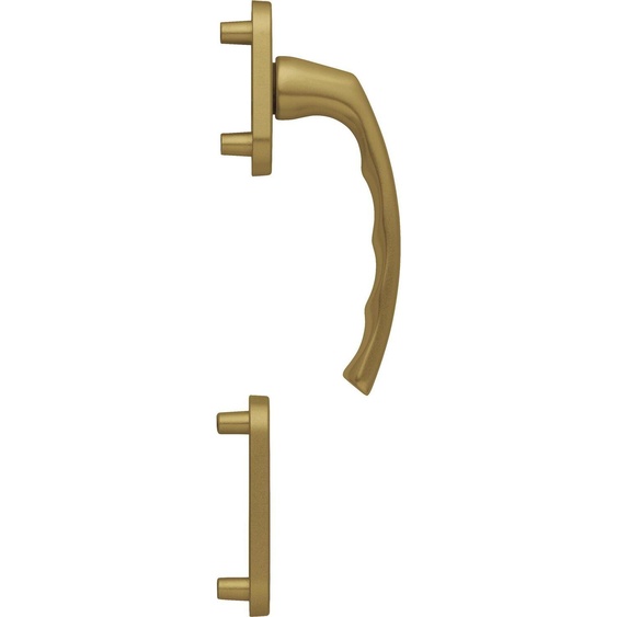 Demi-garniture de porte de balcon HOPPE LIÈGE - extérieur haut, bronze