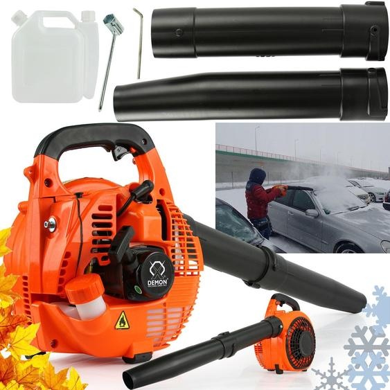 DEMON Souffleur de feuilles à essence 0,75kW 6500 rpm Moteur 2 temps Souffleur de feuilles