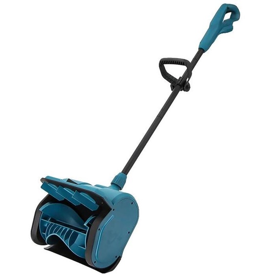Déneigeuse électrique, modèle sans fil, direction de déneigement réglable, couleur bleue