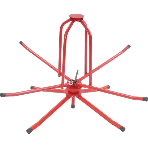 Dérouleur de tube pour chauffage au sol - Dérouleur de tube indépendant - Charge 200 kg - Largeur de base 80 cm - Hauteur 53 cm - Diamètre extérieur 136 cm - Rouge