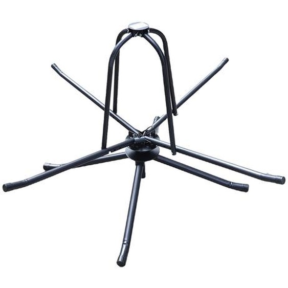 Dérouleur de tuyaux, construction en fer Q235 durable, charge maximale 175 kg , noir