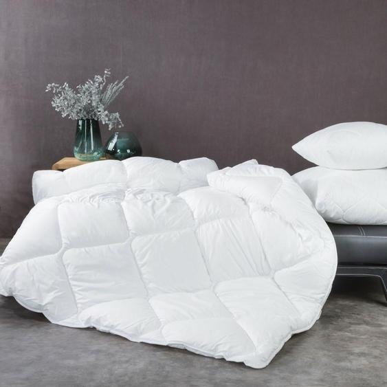 Design 91 Couverture anti-allergique 140x200 blanc argenté toute lannée légère D91