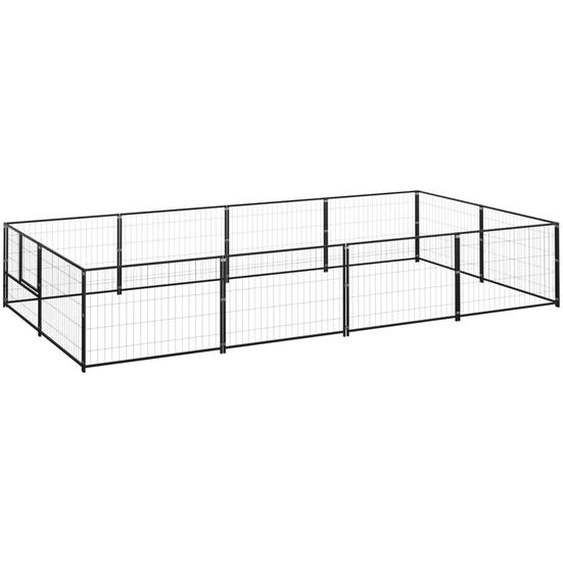 Design New Chenil Noir 8 m² Acier - Niches Meubles2025 CHY4013797 3parcel