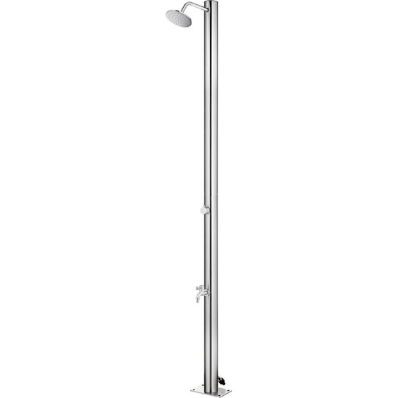 Design New Douche de jardin 215 cm Acier inoxydable - Accessoires de piscine Möbel2025 CHY9923812 1parcel