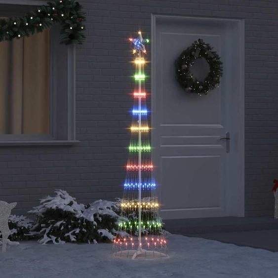 Design New LED Sapin de Noël Multicolore 51 x 51 x 190 cm Métal - Sapins de Noël artificiels Möbel2025 CHY6727766 1parcel