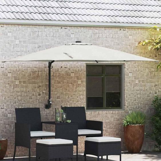 Design New Parasol de jardin Beige et noir 248,5 x 247,5 x 160 cm - Parasols Meubles2025 CHY9819543 1parcel