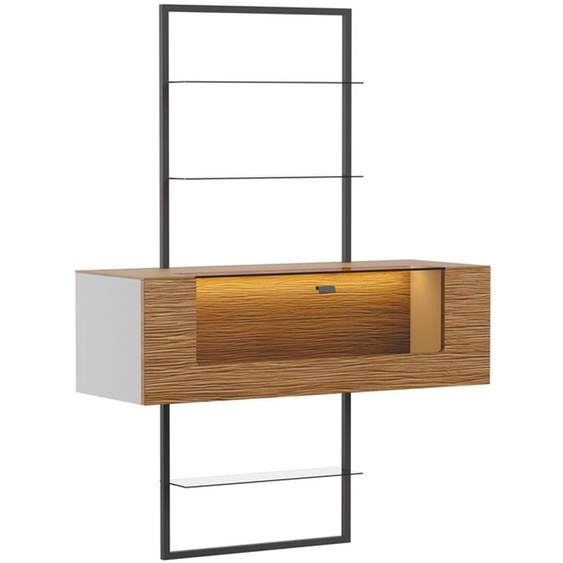 Designer Armoire Séparation Mur Étagères Séjour Pièces Armoires Système Bureau Meubles 160cm