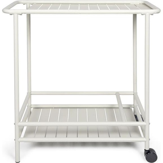 Desserte de jardin 61 x 42cm blanc - Livoo - GS163C -