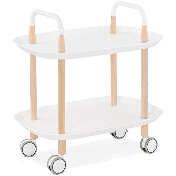 Desserte roulante VELOCE blanche design
