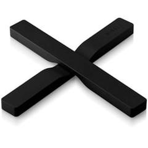 Dessous de plat magnétique - Silicone - Noir