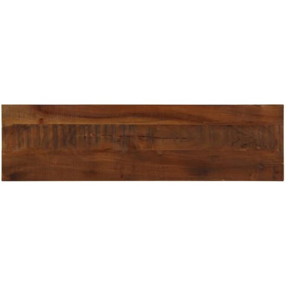 Dessus de table 100x30x3,8cm rectangulaire bois massif récupéré