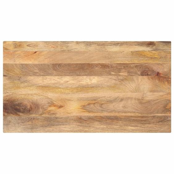 Dessus de table 100x60x3,8cm rectangulaire bois massif manguier