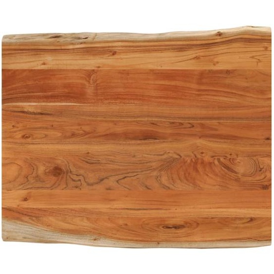 Dessus de table 100x80x2,5 cm rectangulaire bois massif acacia