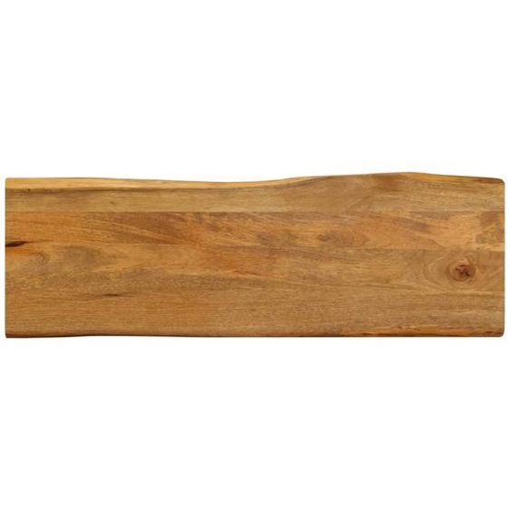 Dessus de table 110x40x2,5 cm bord vivant bois massif manguier