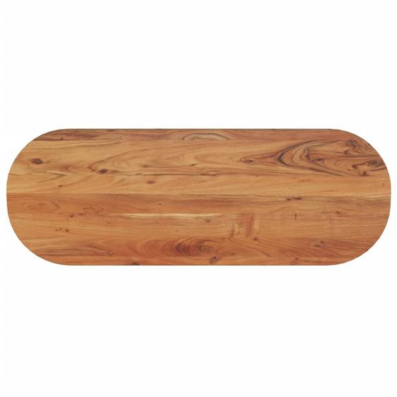 Dessus de table 110x40x2,5 cm ovale bois massif dacacia