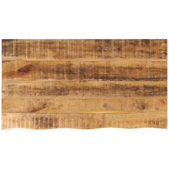 Dessus de table 110x60x2,5cm bord vif bois massif manguier brut