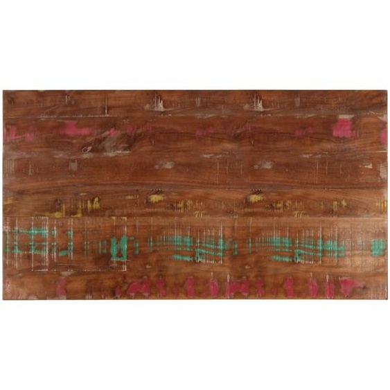 Dessus de table 110x60x2,5cm rectangulaire bois massif récupéré