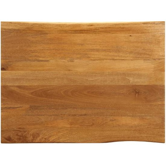 Dessus de table 110x80x2,5 cm bord vivant bois massif manguier