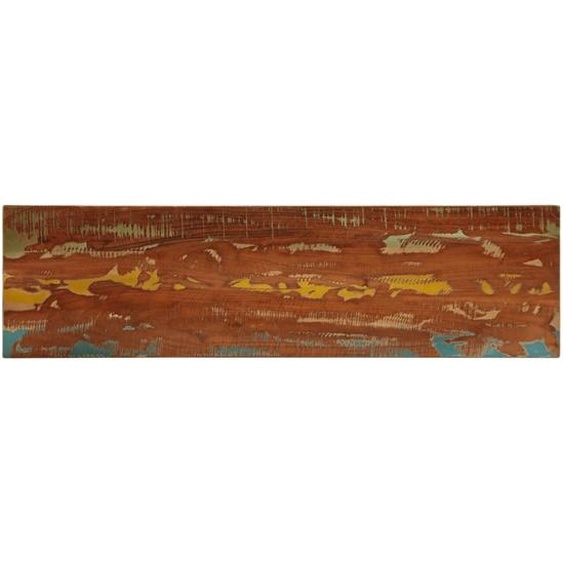 Dessus de table 120x40x2,5cm rectangulaire bois massif récupéré