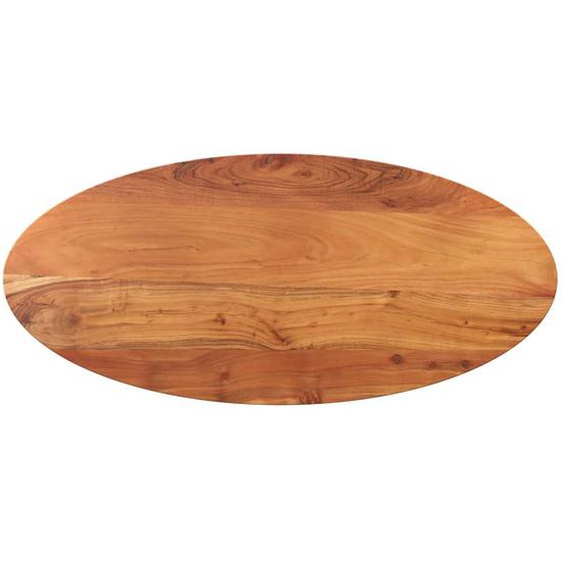 Dessus de table 120x60x2,5 cm ovale bois massif dacacia