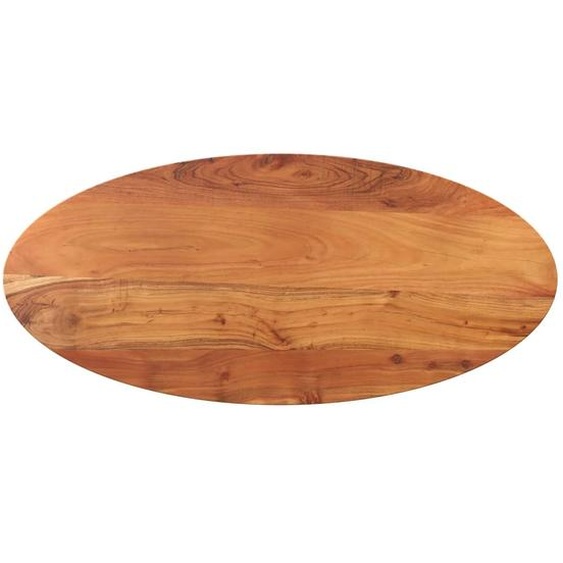 Dessus de table 140x50x2,5 cm ovale bois massif dacacia