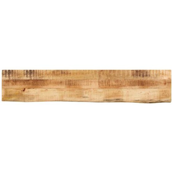 Dessus de table 160x40x2,5cm bord vif bois massif manguier brut