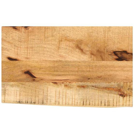 Dessus de table 50x40x2,5 cm bord vif bois massif manguier brut