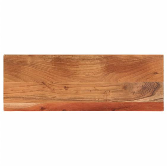 Dessus de table 80x20x2,5 cm rectangulaire bois massif dacacia
