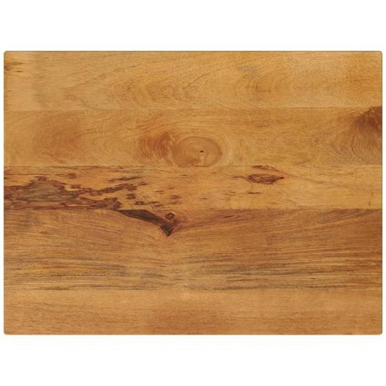 Dessus de table 80x70x2,5 cm rectangulaire bois massif manguier