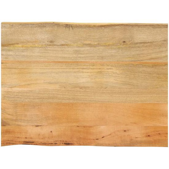Dessus de table 90x60x2,5 cm bord vivant bois massif manguier