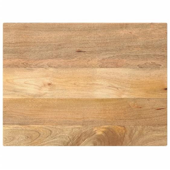 Dessus de table 90x60x3,8 cm rectangulaire bois massif manguier