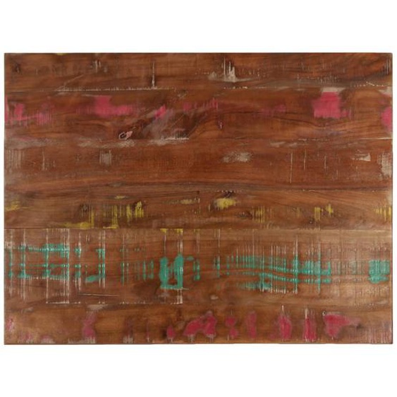 Dessus de table 90x70x2,5 cm rectangulaire bois massif récupéré