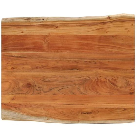 Dessus de table 90x80x2,5 cm rectangulaire bois massif dacacia