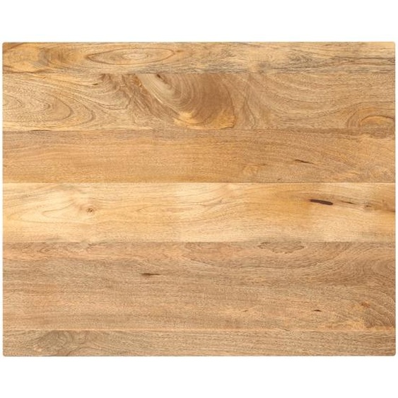Dessus de table 90x80x2,5 cm rectangulaire bois massif manguier