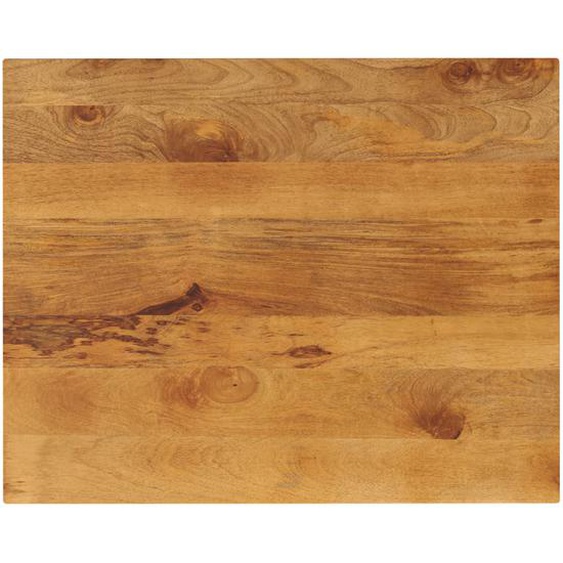 Dessus de table 90x80x3,8 cm rectangulaire bois massif manguier