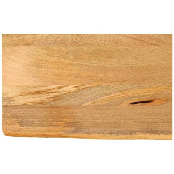 Dessus de table à bord vivant 40x30x3,8 cm bois massif manguier