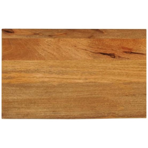Dessus de table à bord vivant 60x40x3,8 cm bois massif manguier