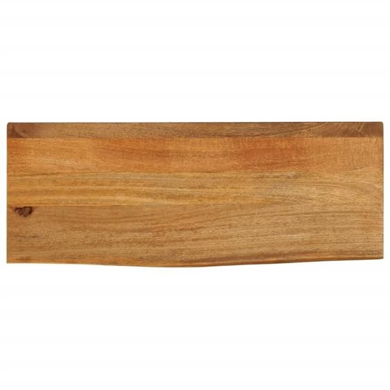 Dessus de table à bord vivant 70x40x3,8 cm bois massif manguier