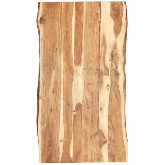 Dessus de table Bois dacacia massif 118x(50-60)x3,8 cm