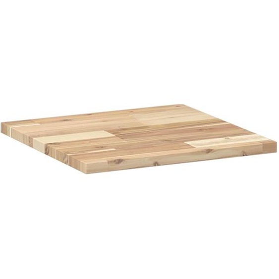 Dessus de table carré 40x40x2 cm bois massif dacacia